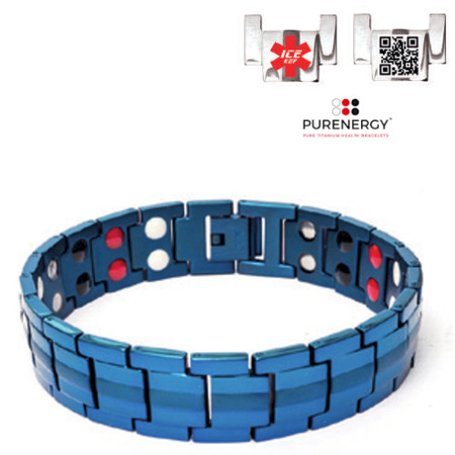 Bracciale titanio purenergy - titanio,