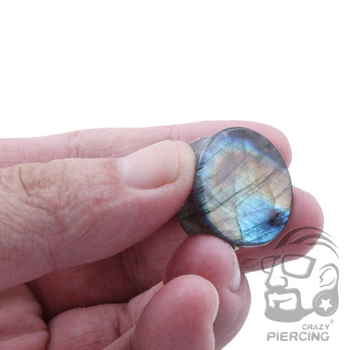 8mm 25mm pietra orecchio - orecchio, tappo