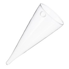 Vaso in vetro cono circolare