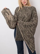 MALLONI Geometric Poncho