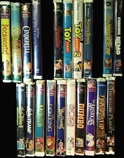 DISNEY VHS TAPES,LOT OF