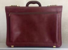 Valigia 24 ore valigetta professionale porta documenti pelle marrone borsa stock