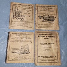 5 manuali John Deere vintage -