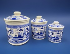 Set 3 pezzi barattoli vintage