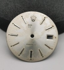 Rolex silver dial precision models 6694 used condition signed Singer for project