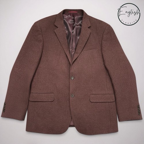 Blazer hampton tweed uomo 44r - hampton,