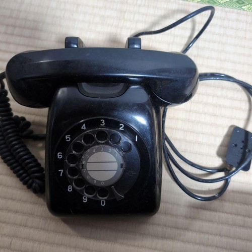 Antico telefono nero showa - antico,