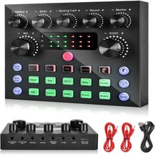Scheda audio esterna V8S BT (Blue-tooth) 16 mixer microfono USB per audio/broadcast/live