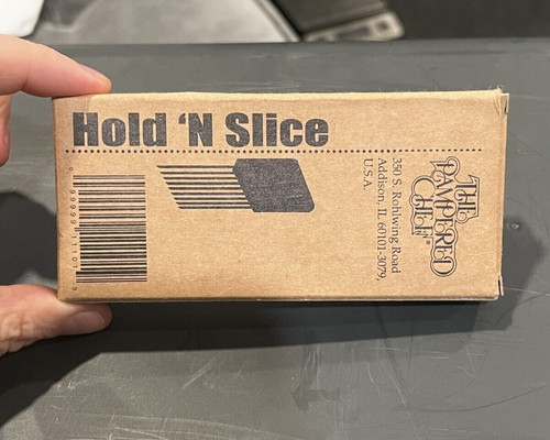 Pampered chef hold - pampered, slice