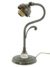 Lampada ottone brunito da