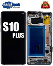 Samsung S10 Plus SM-G975F Display InCell LCD Touch Schermo Vetro Frame Nero