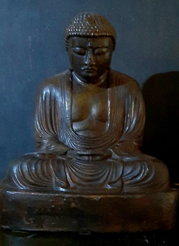 Antica scultura budda - antica,