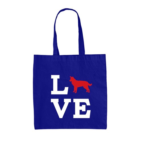 Borsa tela con silhouette - borsa, in