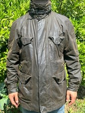 Giacca cappotto pelle cerata con cappuccio equitazione Barbour Tokito Limited taglia XL