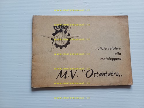 Agusta 1958 manuale uso - agusta, 83