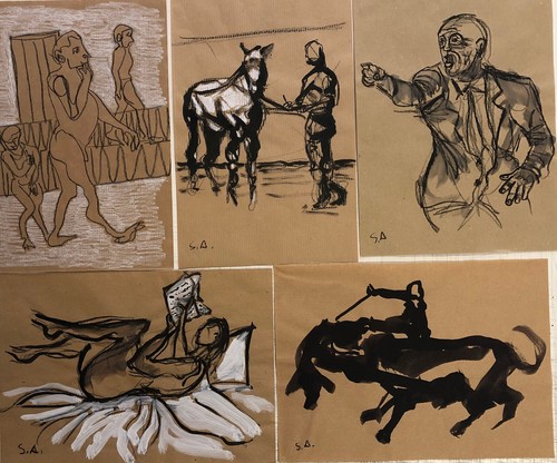 Disegni su carta - ,
