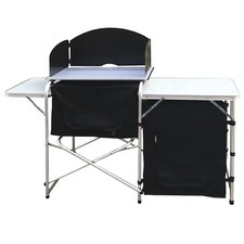 Mobile cucina camping portatile Wild con struttura in alluminio 146x46x70 cm