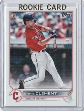 2022 Topps Ernie Clement Rookie Card RC #71 Blue Jays come nuova