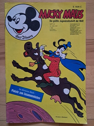 Topolino del 6 1971 - topolino, 12.6.1971