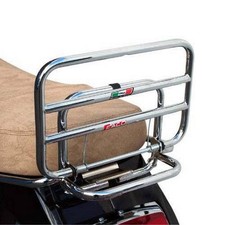 PORTAPACCHI CROMATO POSTERIORE FACO PER PIAGGIO VESPA LX 50 125 150