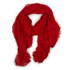 Sciarpa rossa cotone donna