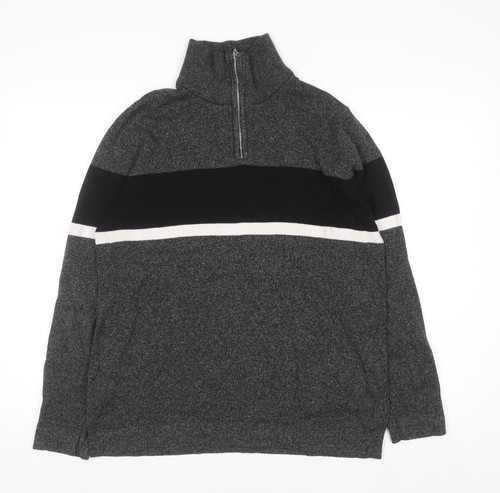 Felpa uomo grigia mezza - uomo, h&m