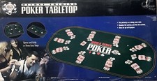 Delux folding poker tabletop - ,