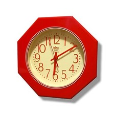 Bino orologio esagonale parete - orologio,