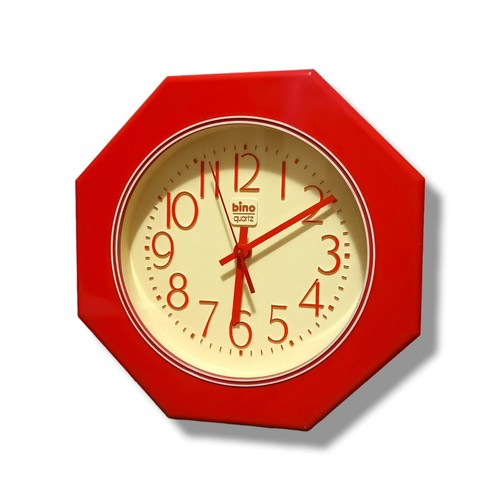 Bino orologio esagonale - esagonale, parete