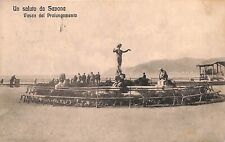 ab7033  -  CARTOLINA  D'EPOCA - Savona Città - Vasca del Prolungamento