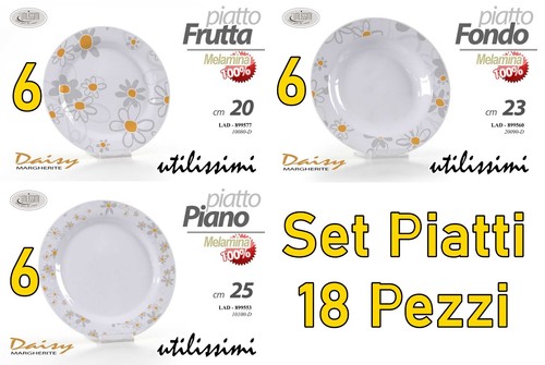 Set servizio piatti - piatti, 18