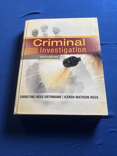 Criminal investigation 10th - investigation, (10th