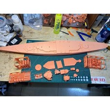 Kit stampato in 3d 1/350 corazzata bordeaux francese (scafo completo/linea di galleggiamento)