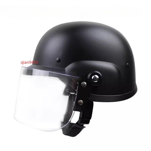 Casco antisommossa trasparente - casco,