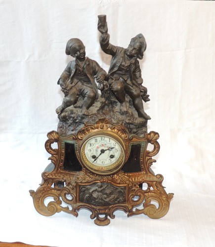 Imposante horloge pendule - pendule, en