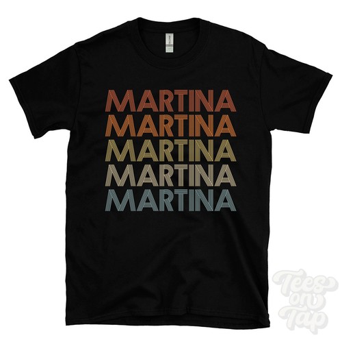 Maglietta martina ripetuta - martina,