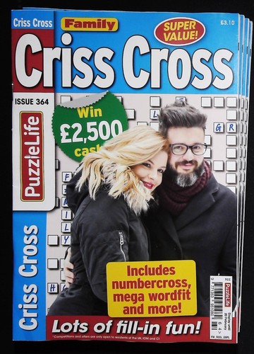 Criss cross puzzle book - cross,