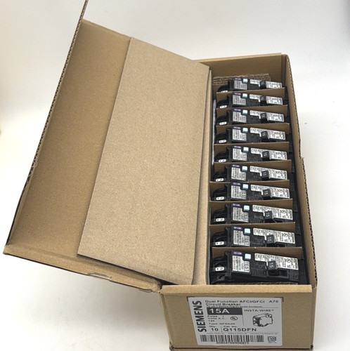 Siemens q115dfn 15a - 15a, afci/gfci