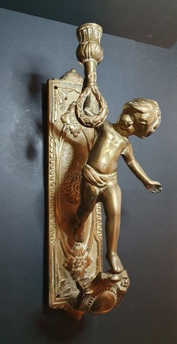 Vintage italian cherub sconce - italian,