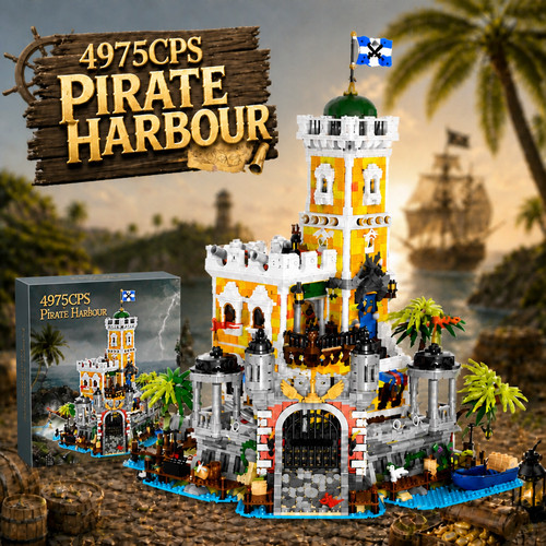 Moc sierra madre fortress set - moc,