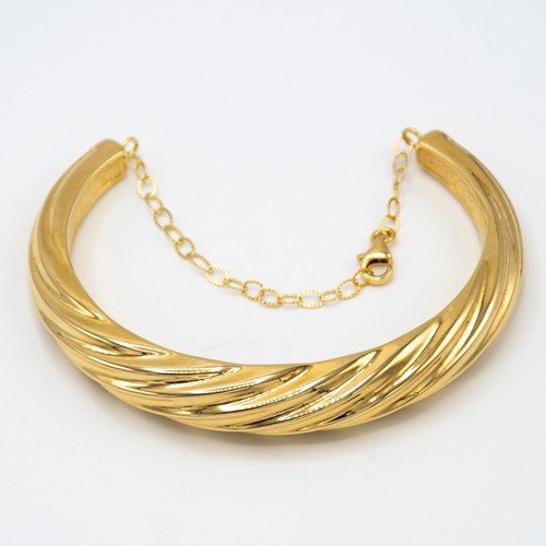 Bracciale rigido oro giallo - rigido, in