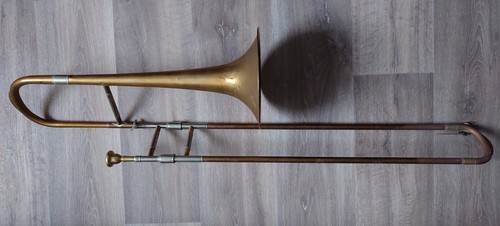 Bellissimo antico trombone - , +