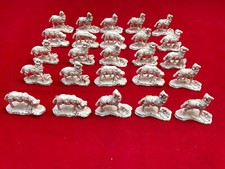 25 pecore per presepe 3/3,5cm