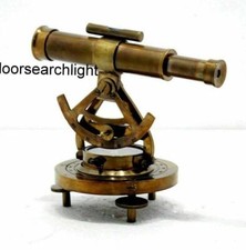 Strumento per rilevamento bussola finitura antica in ottone Theodolite...