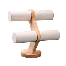 Espositore per Gioielli in Legno Massello a 2 Strati Organizzatore per Orol3784