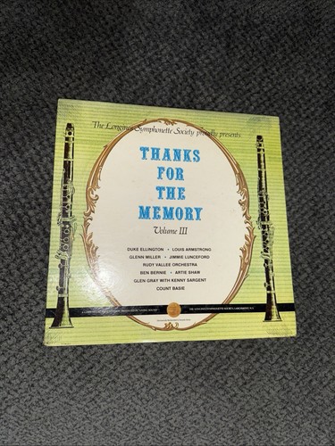 Thanks for the memory - for,