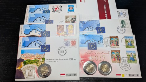Euro commemorativi monaco - euro,
