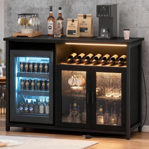 Wine bar cabinet with mini - wine,