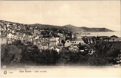 Cpa san remo - cittá, vecchia