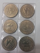 Italia 12 monete da 200 lire del 1992 esposiz. filatelia tematica Genova 92 FDC